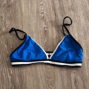 Forever 21 Blue and Black Bikini Top